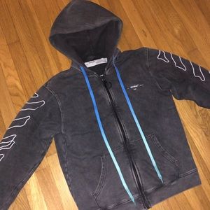 Off white jacket zip up XS